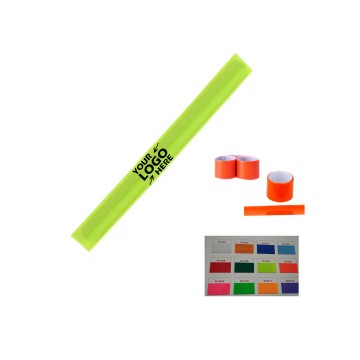 15.75" x 1.18" Reflective Slap Bracelet for Running Cycling Walking